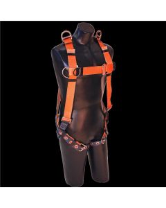 SRW804500 image(0) - FALL SAFE Safety Harness - A-SERIES - Vest-Style Retrieval - Back / Shoulder, Pass Through, Tongue Buckle - Size: 2XL