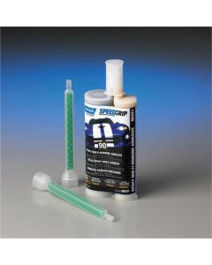 NOR06421 image(0) - Norton Speed Grip 06421 2-Part Panel Bonding Adhesive, 220 mL Cartridge, Black, Liquid, 24 hr Curing