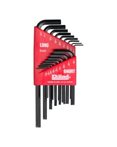 Eklind Tool Company HEX KEY SET 18 PC SAE SHORT/LONG
