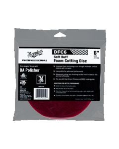 Meguiar's Automotive 6" Soft Buff DA Foam Cutting Disc