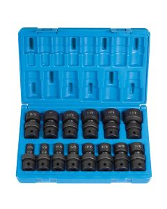 GRE1714U image(1) - Grey Pneumatic 1/2"DR 12PT SAE UNIVERSAL SET