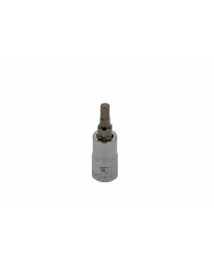 VIMHMS-4MM image(1) - VIM Tools 4 mm Hex Bit, Satin Chrome 1/4 Inch Square Drive Bit Holder