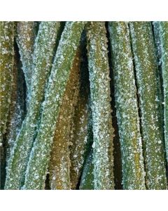 THS190455 image(0) - Tender Heifer Snack Co. Sour Watermelon Cream Filled Licorice Tubes Candy - 10 Ounce