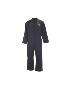 OBRBSA-OB59NB-TM image(0) - OBERON Coveralls - Arc Flash & Inherently Flame Resistant - 12 Cal BSA - Color: Navy Blue - Size: Medium Tall