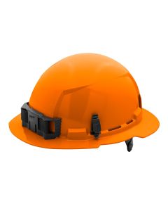 Milwaukee Tool BOLT Orange Full Brim Hard Hat w/6pt Ratcheting Suspension (USA) - Type 1, Class E