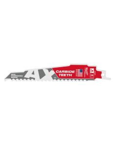 MLW48-00-5221 image(3) - Milwaukee Tool SAWZALL The AX 5 TPI 6" Carbide Blades - 1PK