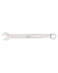 MLW45-96-9434 image(1) - Milwaukee Tool 1-1/16" SAE Combination Wrench, 12-Point, Steel, Chrome, Ergonomic, I-Beam Handle
