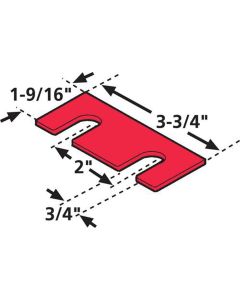 Specialty Products Company TANDEM SHIM-FRTLNR 1/16" (6)