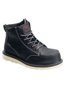 FSIA7508-7.5W image(0) - Avenger Work Boots Wedge - Men's Boots - Carbon Nano-Fiber Toe - IC|EH|SR - Black/Tan - Size: 7.5 - E - (Wide)
