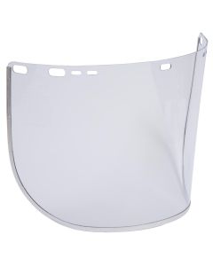 Jackson Safety Replacement Windows for F30 Acetate Face Shields - Clear - 8" x 15.5" x.040" - E Shaped - Bound