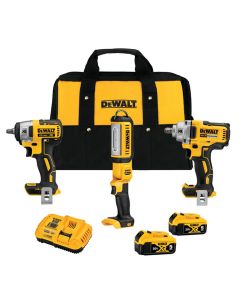 DeWalt DEWALT 20v MAX 3 TOOL IMPACT WRENCH AND LIGHT KIT