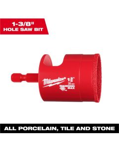MLW49-56-0520 image(0) - Milwaukee Tool  1-3/8 Inch Diamond Max Hole Saw Bit