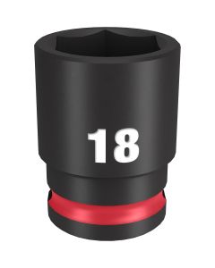 Milwaukee Tool SHOCKWAVE Impact Duty  3/8"Drive 18MM Standard 6 Point Socket