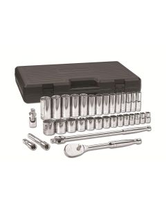 KDT80715 image(1) - GearWrench 33 Piece 1/2 Inch Drive 6 Point Standard & Deep SAE Mechanics Tool Set