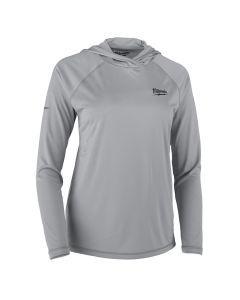 MLWF550G-M image(0) - Milwaukee Tool WMNS WORKSKIN HOODED SHIRT GRAY M