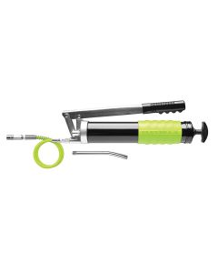 LEGL1355FZ image(1) - Legacy Manufacturing Flexzilla Heavy Duty Lever Action Grease Gun with Angled Extension and Flexible Grease Hose