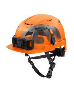 MLW48-73-1376 image(0) - Milwaukee Tool BOLT Orange Front Brim Vented Safety Helmet with IMPACT ARMOR Liner (USA) - Type 2, Class C