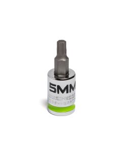 GETGEBSMH5RPT image(0) - Grip Edge Tools 5mm 3/8" Dr Short RPT Hex Bit Socket