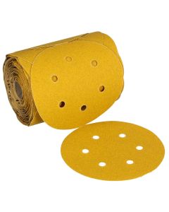 3M  Stikit Gold Abrasive Disc Roll 61645, 80D, 6-inch (150mm), Dust-Free