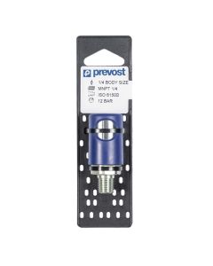 PRVIRC061251CP image(0) - Prevost IRC 061251CP Industrial Interchange Silicone-Free Regular Quick Coupler on Plate, 1/4 in, FNPT, Stainless Steel