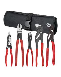 KNP9K0080150US image(1) - KNIPEX 5 Pc Core Pliers Set in Tool Roll