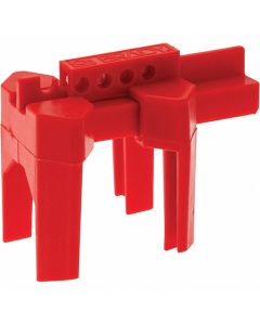 Msc Industrial Supply Pneumatic & Valve Lockouts; Type: Handle-On Ball Valve Lockout ; Max Pipe 2-1/2" ; Min Pipe 1/2"; Polypropylene