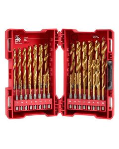 MLW48-89-4810 image(0) - Milwaukee Tool 4.5mm Metric Titanium SHOCKWAVE Red Helix Bit