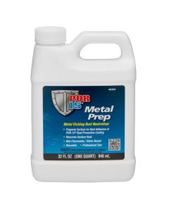 POI40204 image(0) - POR-15 INC 40204 Metal Prep, 1 qt, Clear Blue
