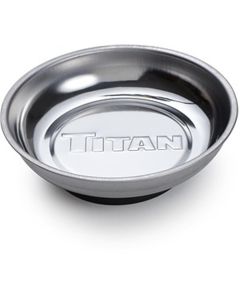 TIT11189 image(1) - TITAN 4-1/4 in. Round Magnetic Parts Tray