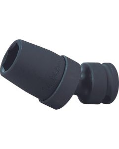 KKN13440M-21 image(0) - Ko-ken USA 13440M-21 3/8 Sq. Dr. Universal Socket 21mm 6 point Length 66mm