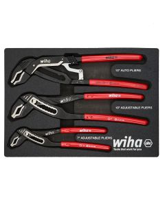 WIH34690 image(0) - WIHA Tools Set Includes - Adjustable Pliers 7.0&rdquo; | Adjustable Pliers 10.0&rdquo; | Auto Grip 10.0&rdquo;