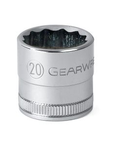 GearWrench 1/2 Inch Drive 12 Point Standard Metric Socket 9mm