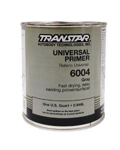 Transtar Autobody Products 6004 - Universal Primer - 1 qt Can - Gray - 1:1-1 1/2 Mixing - 388 sq-ft/ Gallon at 1 mil Coverage