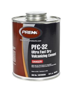 PREMA Ultra Fast Dry Vulcanizing Cement 32 fl. Oz Can