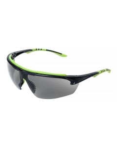 SRWS72001 image(0) - Sellstrom Sellstrom - Safety Glasses - XP410 Series - Smoke Lens - Black/Green Frame -  AF/HC