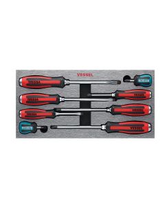 VES9308EVA image(1) - Vessel Tools MEGADORA JAWSFIT SD 8pc set in EVA