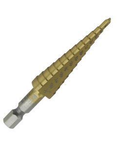 KTI71235 image(2) - K Tool International Step Drill Bit 1/8"-1/2"
