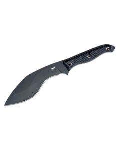 CRK2710 image(0) - CRKT (Columbia River Knife) Clever Girl SK-5 Powder Coat Plain Blade Fixed Blade Knife with Sheath G10 Handle - Black