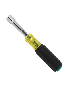 KLE65412MAG image(0) - Klein Tools Color-Coded Magnetic Hollow-Shaft Heavy-Duty Nut Driver, 1/2-Inch