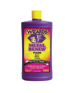 WZP11032 image(0) - Wizards Products Metal Renew 11032 Polish, 32 oz Squeeze Bottle, Off-White