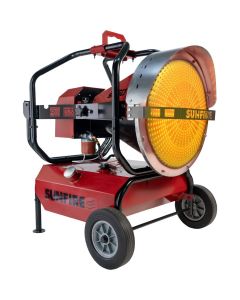 SHR95160 image(1) - Lanair Products SF-160 Portable Radiant Heater 160,000 BTU Dual Fuel Diesel/Kerosene