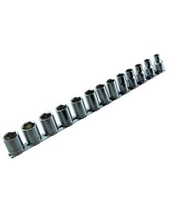 KTI27101 image(2) - K Tool International SOC SET 3/8" DR 13 PC MM