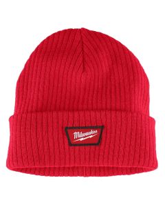 MLWM750R image(2) - Milwaukee Tool Rib-Knit Cuffed Beanie - Red