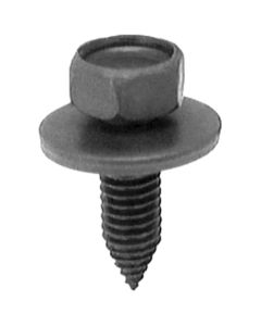 AUVECO AP12693 Hex Head Sems CA Point Body Bolt, M6 x 1 mm Screw x 20 mm L, Phosphate