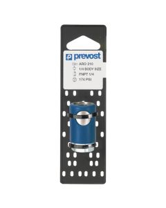 PRVARC061201CP image(0) - Prevost ARC 061201CP Aro 210 Interchange Silicone-Free Regular Quick Coupler on Plate, 1/4 in, FNPT, Stainless Steel