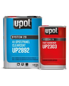 UPO2892 image(1) - U Pol Products UP2892 Spot/Panel Urethane Clearcoat, 1 gal Tin, High Gloss, 4:1 Mixing