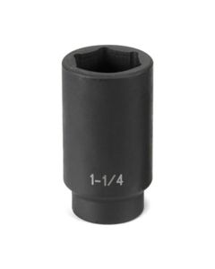 Grey Pneumatic 1/2" Drive x 1-1/4" Heavy Duty Deep Socket
