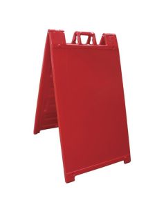 CSU1225RD image(1) - Chaos Safety Supplies A-Frame Advertisement Marketing Sign Red