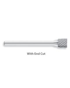 HTCSB-51 image(0) -  SB-51 Solid Carbide Burr, Cylinder Shape, Single Cut with End Cut