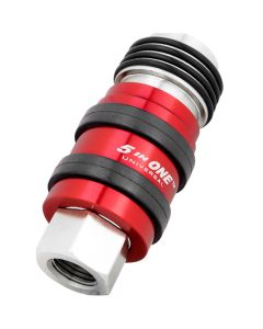 MIL1750 image(0) - Milton Industries Safety Exhaust Coupler, 1/4" body, 1/4" FNPT